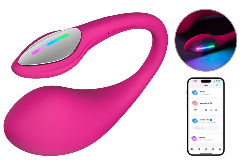 Lovense Lush 4 Vibro-Ei mit App-Steuerung und Smartphone-Konnektivität