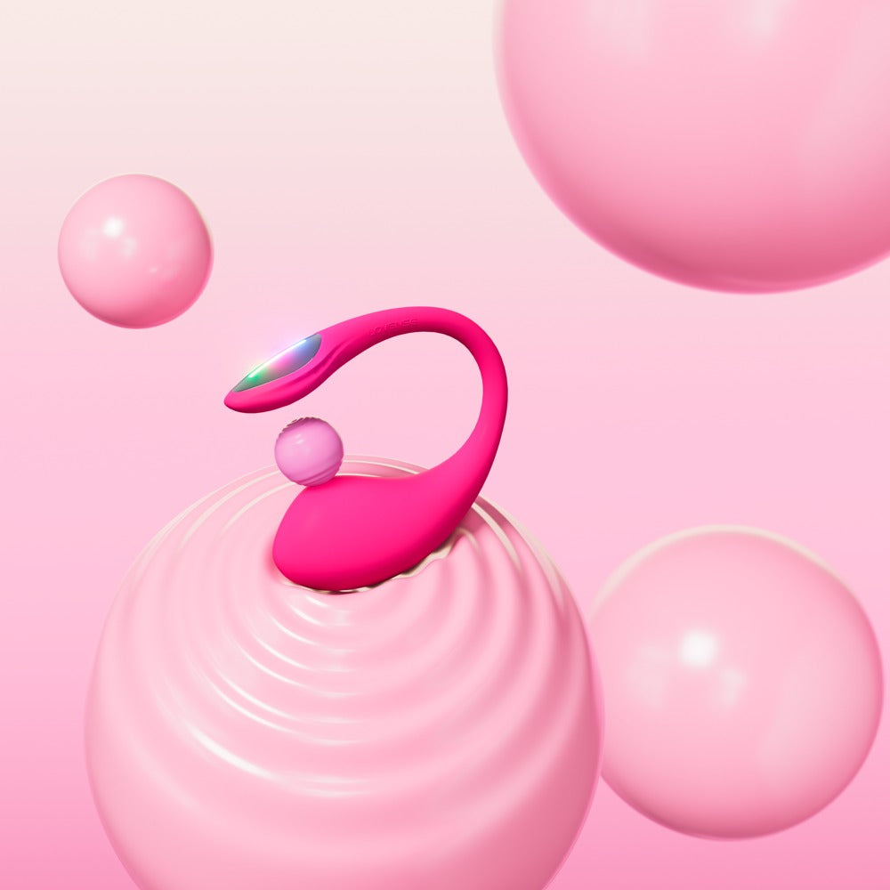 Lovense Lush 4 Produktdarstellung mit modernem Design in Pink