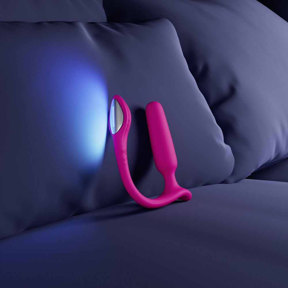 Lovense Lush Anal mit farbigen LED-Lichtern für besondere Intimate-Wellness-Momente