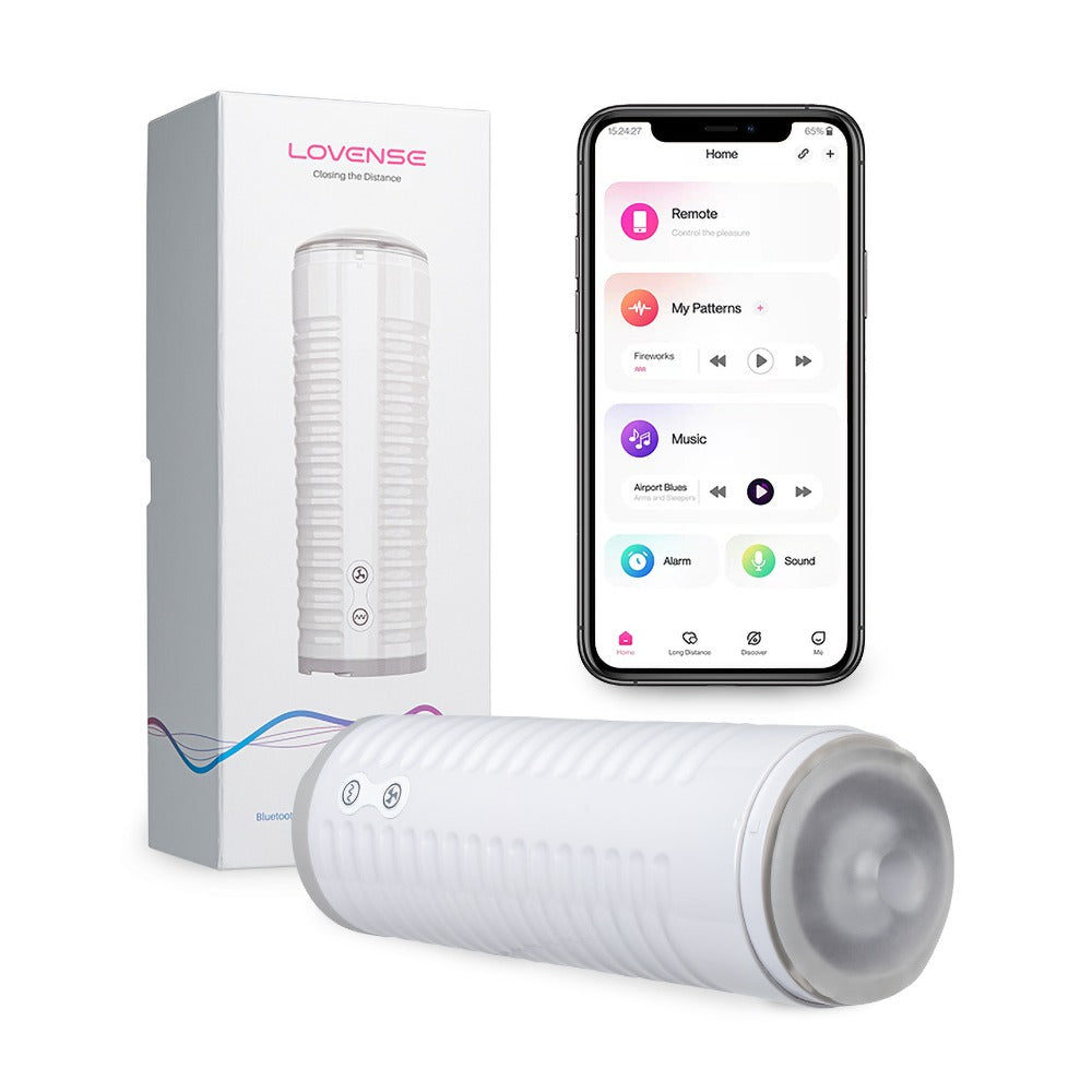Lovense Max 2 Masturbator mit geöffneter Produktverpackung