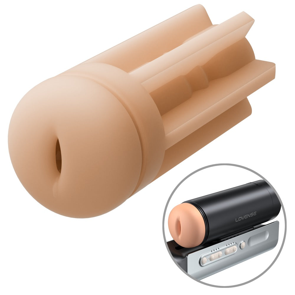 Lovense Neutral Shaped Sleeve als Ersatz-Sleeve für den Solace Pro aus hautähnlichem TPE