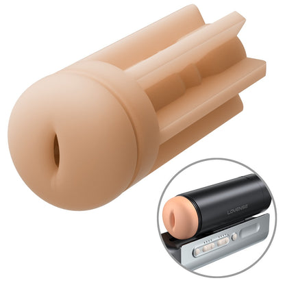 Lovense Neutral Shaped Sleeve als Ersatz-Sleeve für den Solace Pro aus hautähnlichem TPE