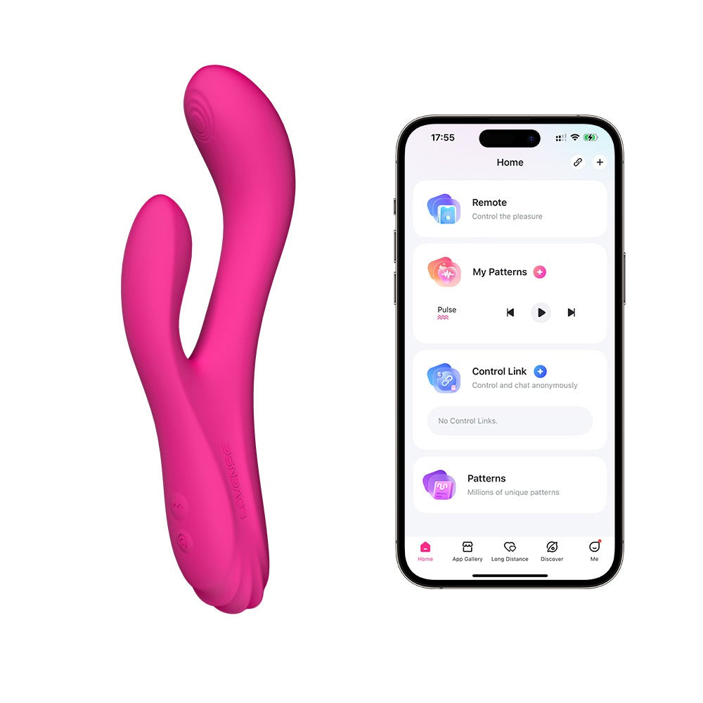 Lovense Osci 3 Rabbitvibrator mit Smartphone-App für individuelle Steuerung