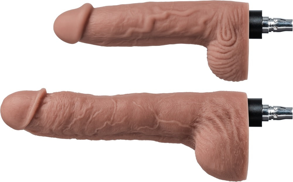 Beide mitgelieferten Silikon-Dildos der Lovense Sex Machine