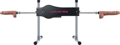 Frontansicht der Lovense Sex Machine mit montiertem Vac-U-Lock-Toy