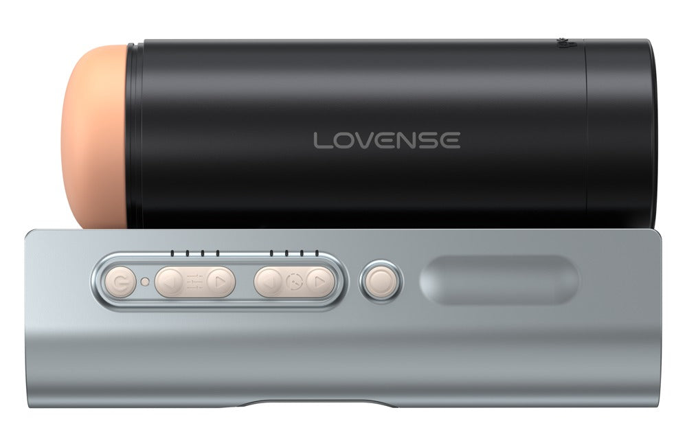 Detailansicht des Lovense Solace Pro mit integrierten Bedienelementen