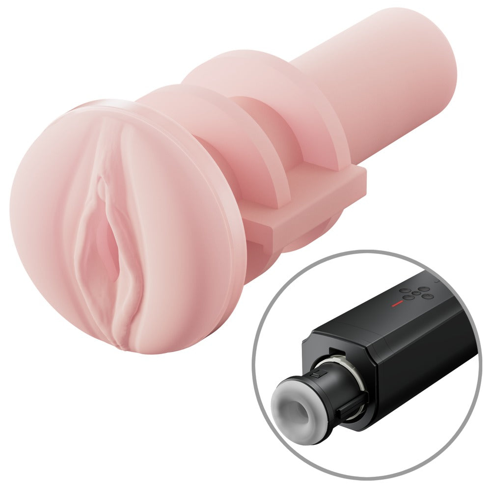 Lovense Mouth Sleeve für Solace Pro mit realistischer Öffnung – Frontansicht