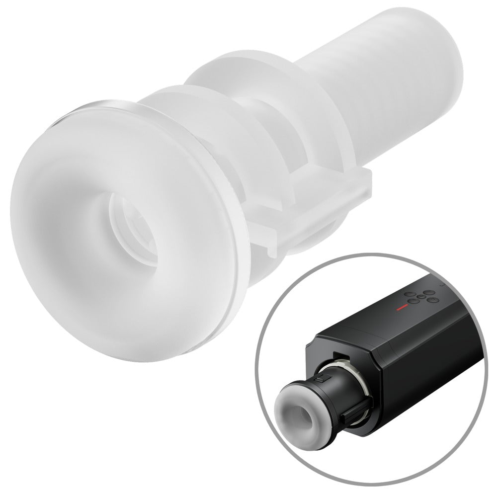 Lovense Neutral Sleeve für Solace Pro mit enger Öffnung und TPE-Material – Frontansicht