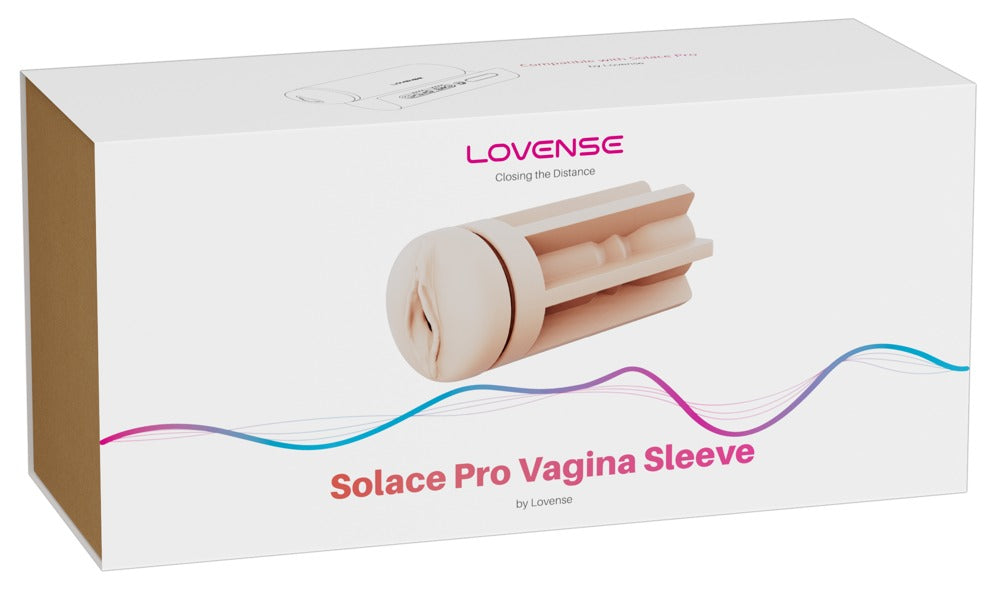 Originalverpackung der Lovense Solace Pro Vagina Sleeve Vorderseite
