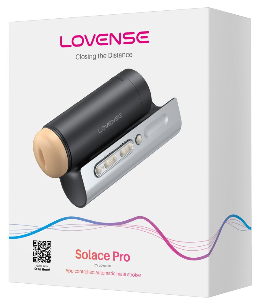 Originalverpackung des Lovense Solace Pro Vorderansicht