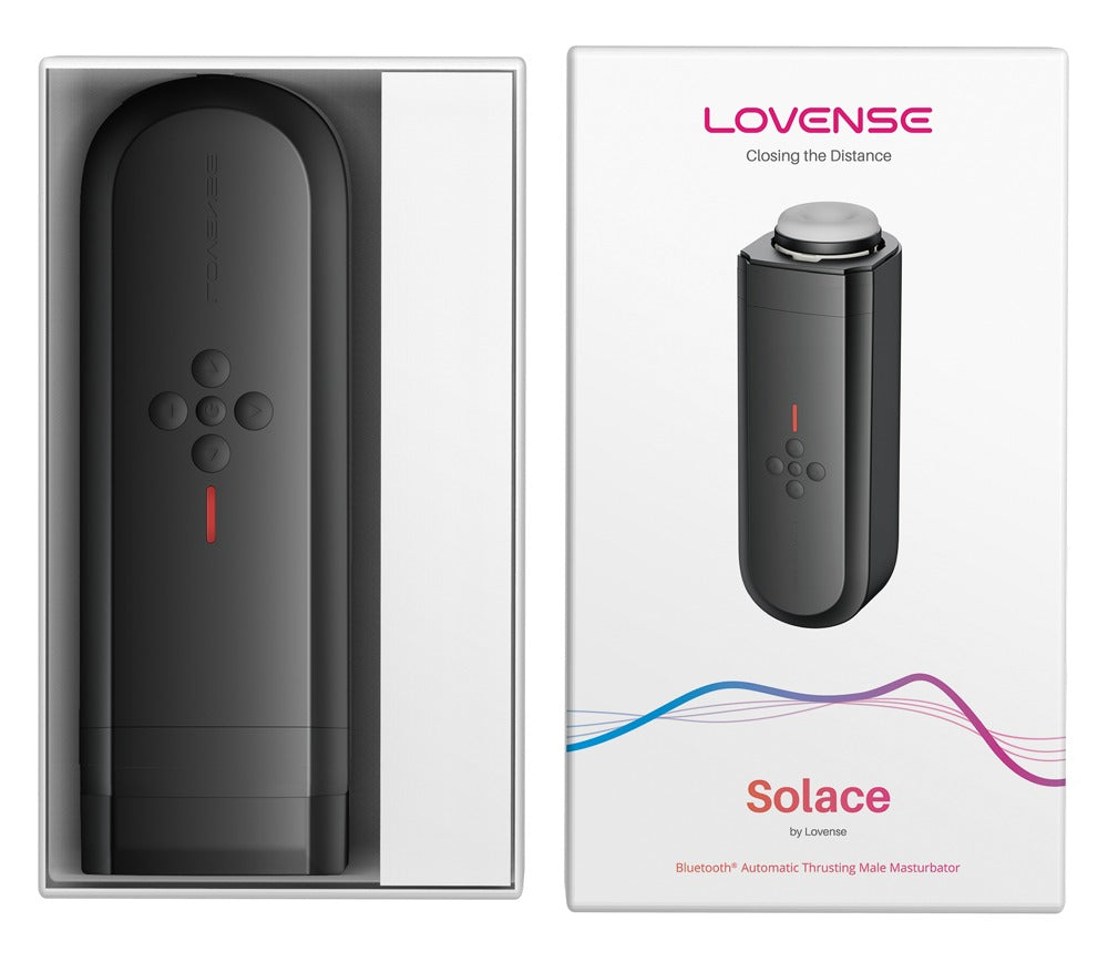 Lovense Solace Produktverpackung Rückseite mit Informationen
