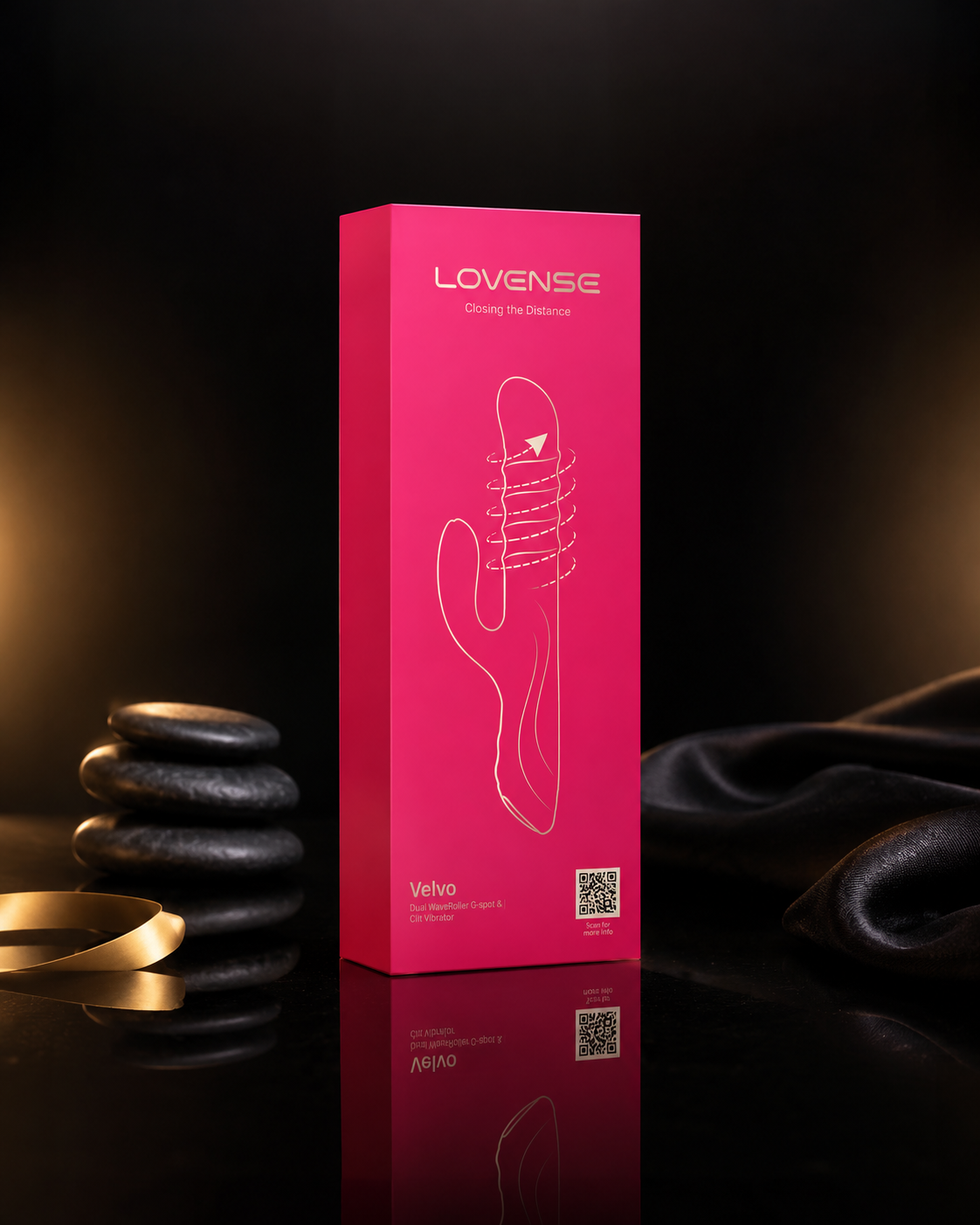 Lovense Velvo – app-gesteuerter Rabbitvibrator mit WaveRoller-Technologie