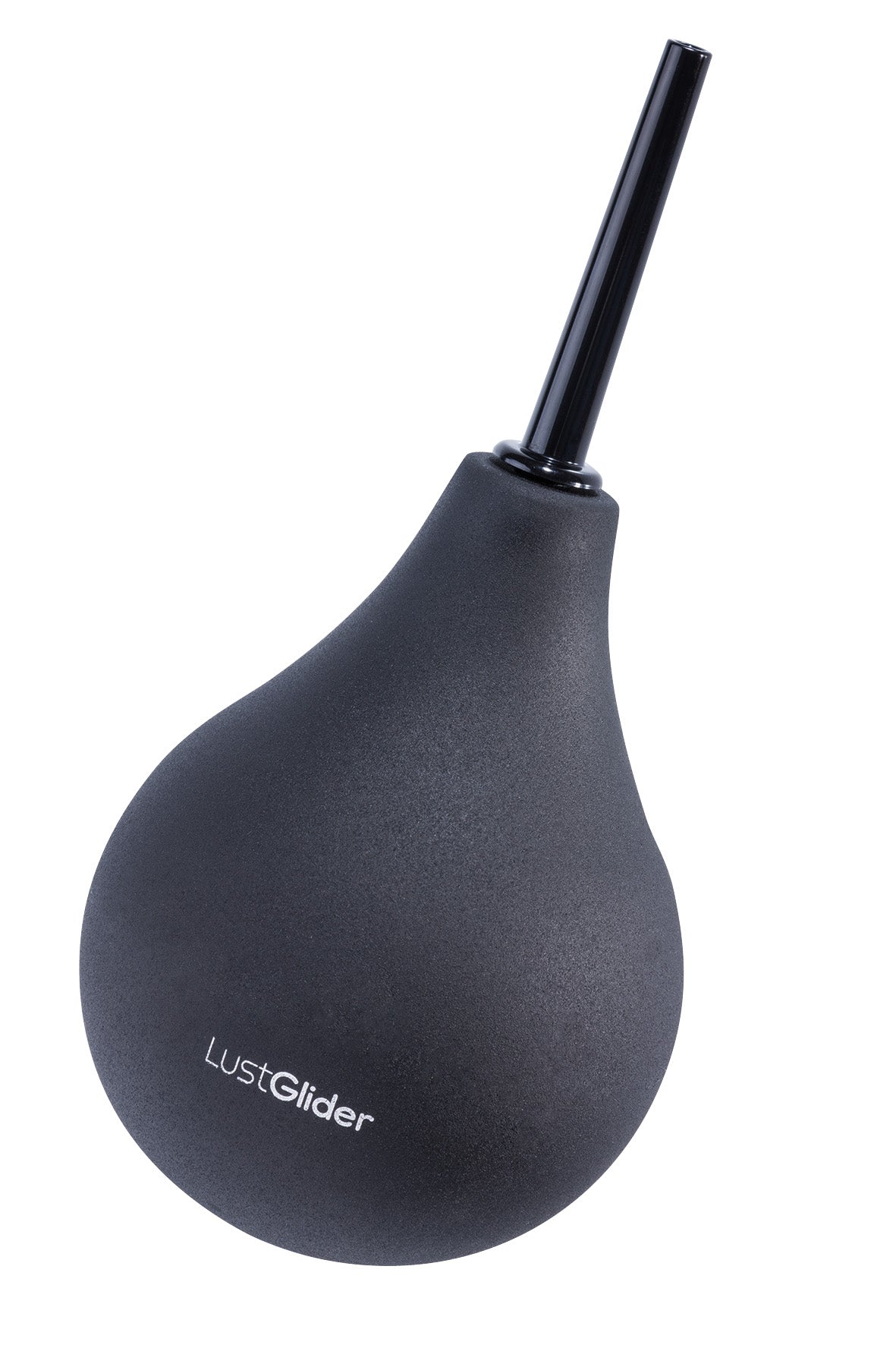 LustGlider Intime Douche in Schwarz mit schlanker Kanüle