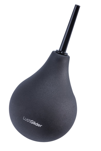 LustGlider Intime Douche in Schwarz mit schlanker Kanüle