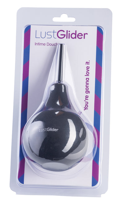 LustGlider Intime Douche schwarze Analdusche in der Originalverpackung