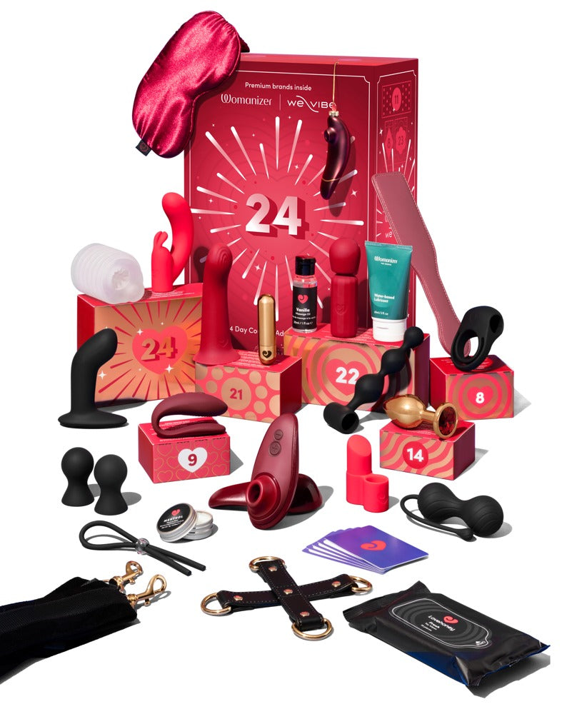 Magic Shiver Couples Erotik-Adventskalender 2026 mit 24 Geschenkboxen und Auswahl der enthaltenen Toys und Accessoires