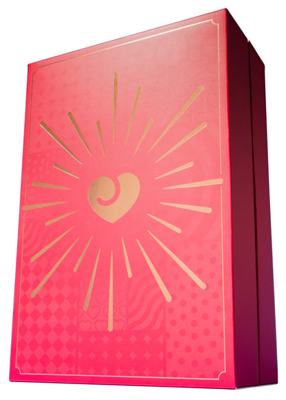 Seitenansicht der festlich gestalteten Verpackung des Magic Shiver Couples Erotik-Adventskalenders 2026
