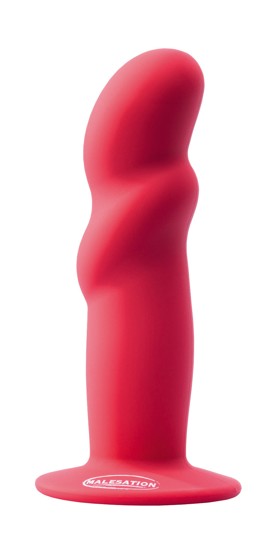 MALESATION Robbie Small Silikon-Dildo in Rot mit Saugfuß