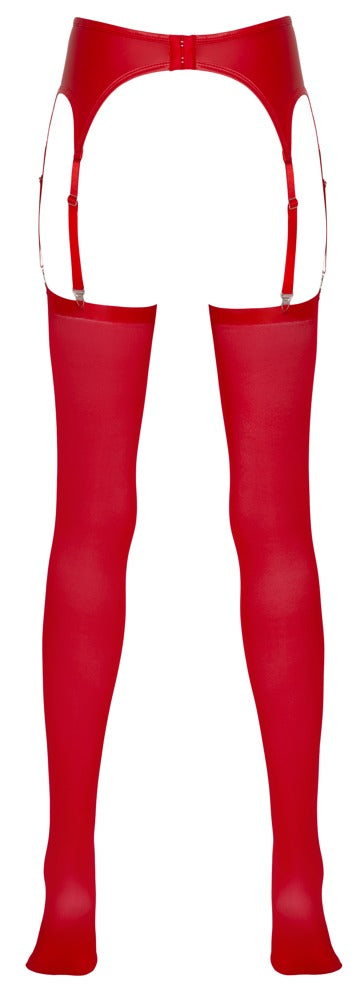 Rückansicht des NO:XQSE Mattlook-Strapsgürtels mit sechs verstellbaren Strapsen