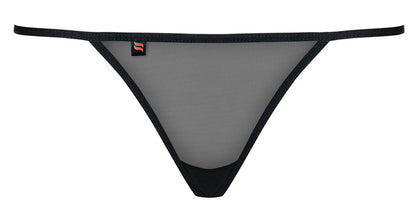 Obsessive Luiza String in Schwarz – Vorderansicht