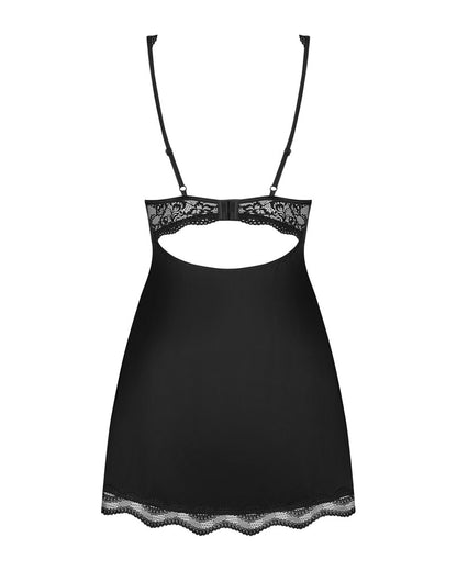 Rückansicht des Obsessive Luvae Babydolls mit freiem Rücken und verstellbaren Trägern