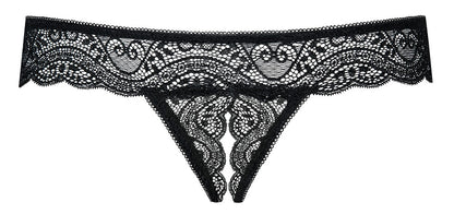 Rückansicht des Obsessive Rio Riostrings mit offener Gestaltung über dem Po