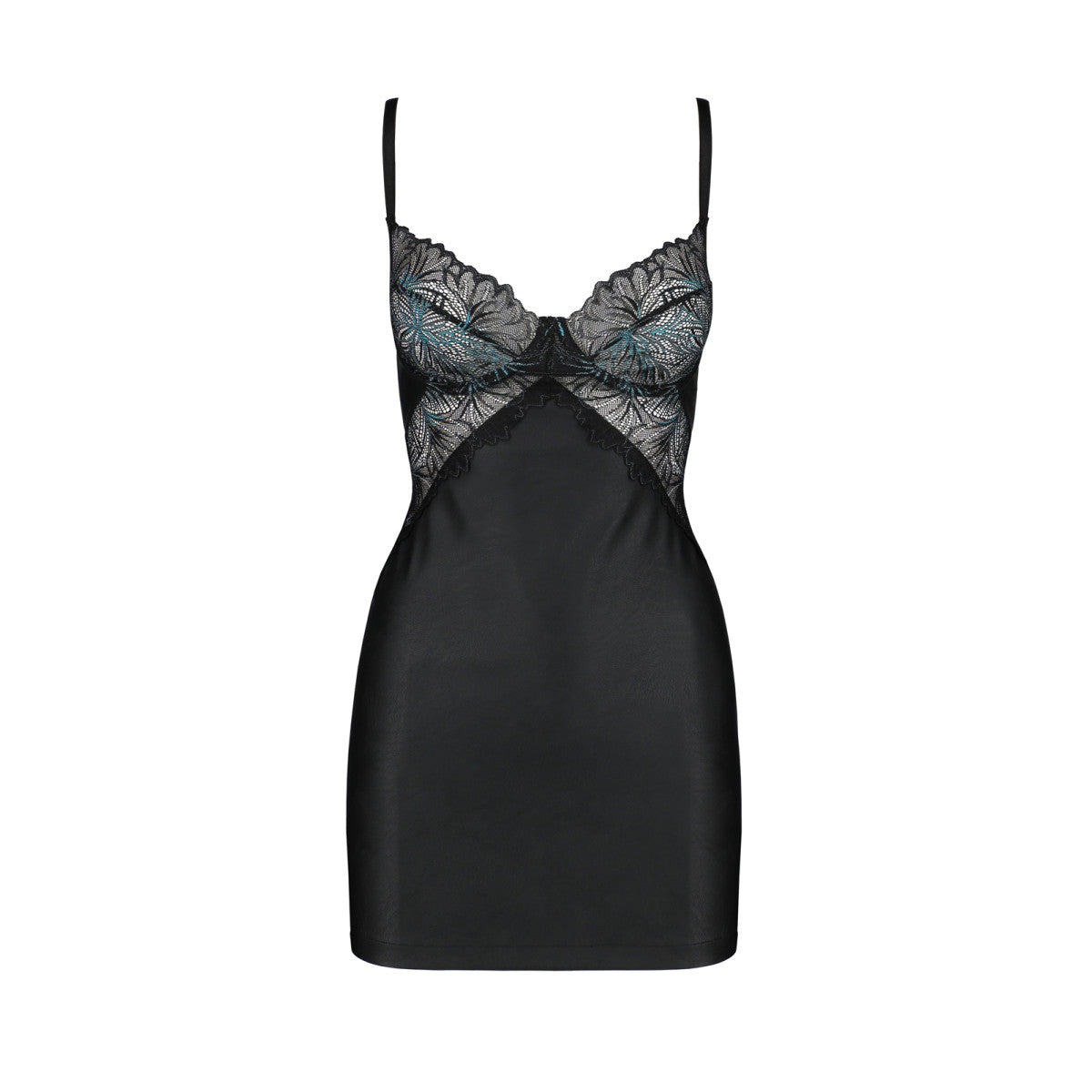 Passion PE Astrida chemise & thong black - Produktansicht 3