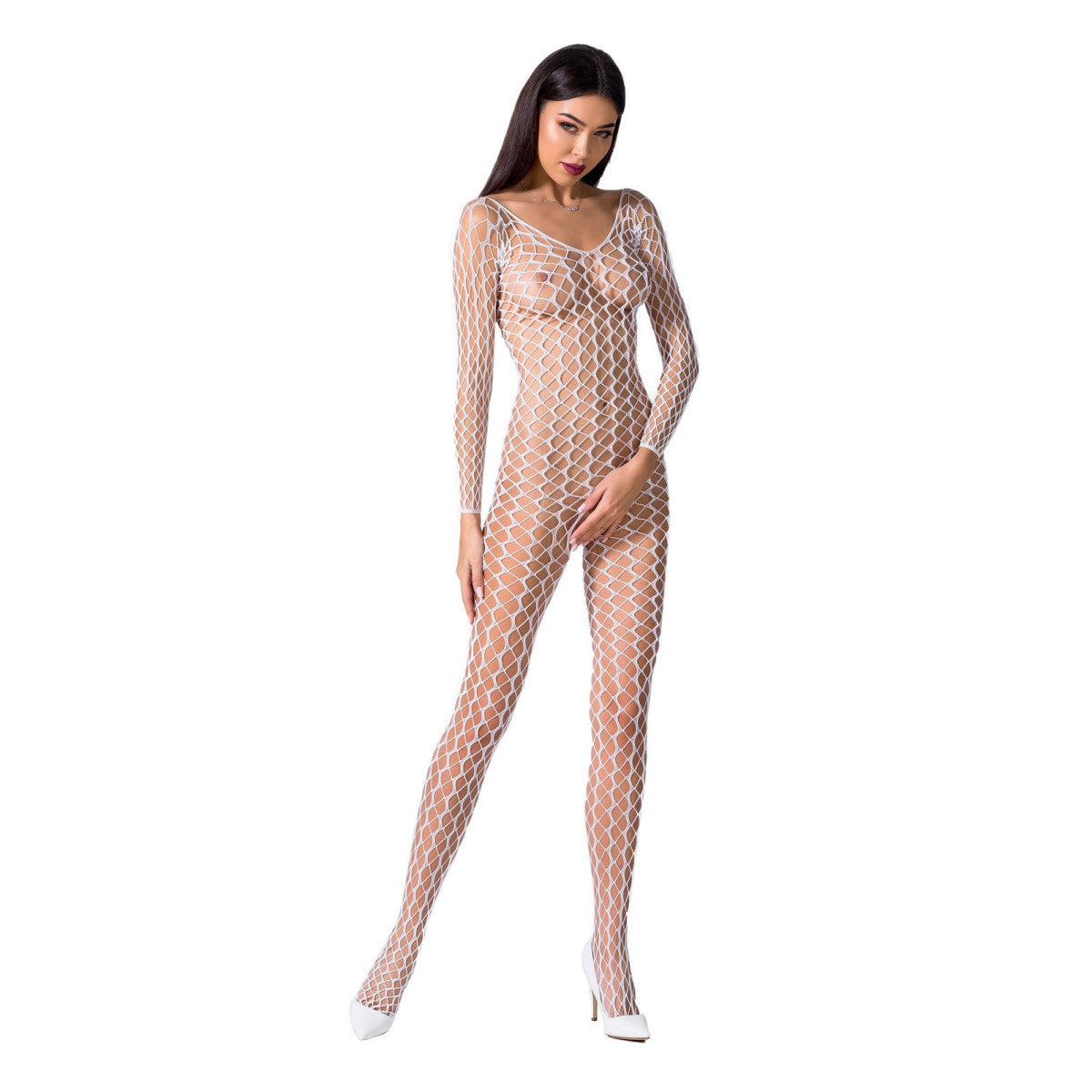 Passion PE Bodystocking BS068 white - Produktansicht 1