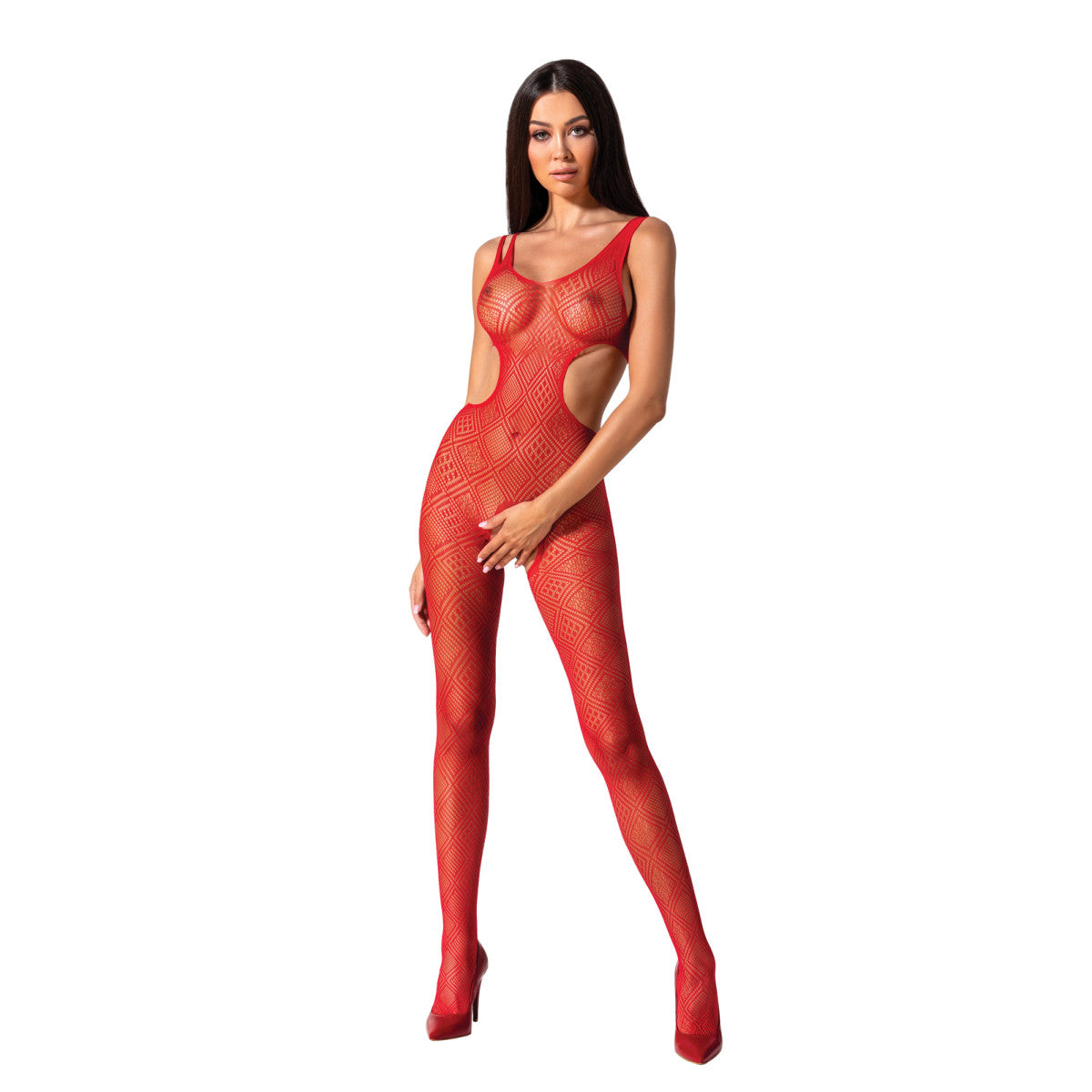 Passion PE Bodystocking BS085 red - Produktansicht 1