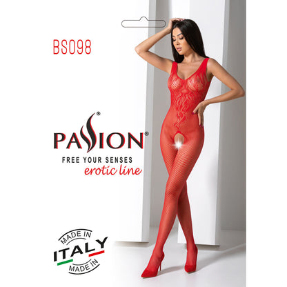 Passion PE BS098 Bodystocking red - Produktansicht 8