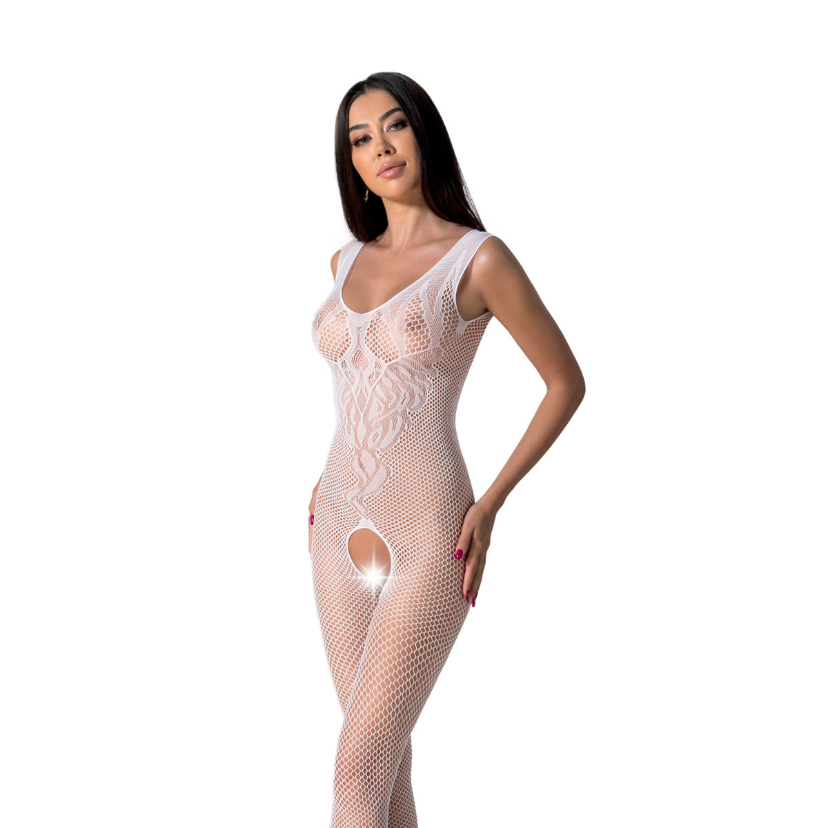 Passion PE BS098 Bodystocking white - Produktansicht 1