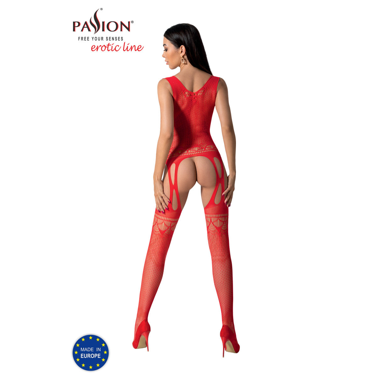 Passion PE BS099 Bodystocking red - Produktansicht 2