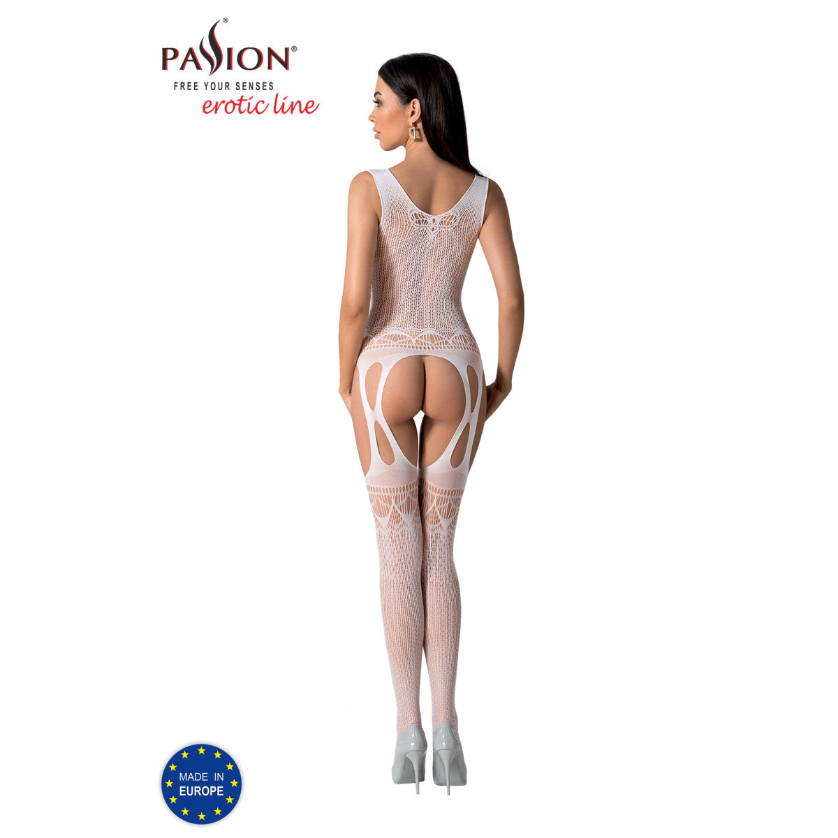 Passion PE BS099 Bodystocking white - Produktansicht 2