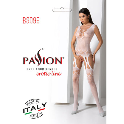 Passion PE BS099 Bodystocking white - Produktansicht 6