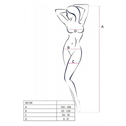 Passion PE BS100 Bodystocking black - Produktansicht 5