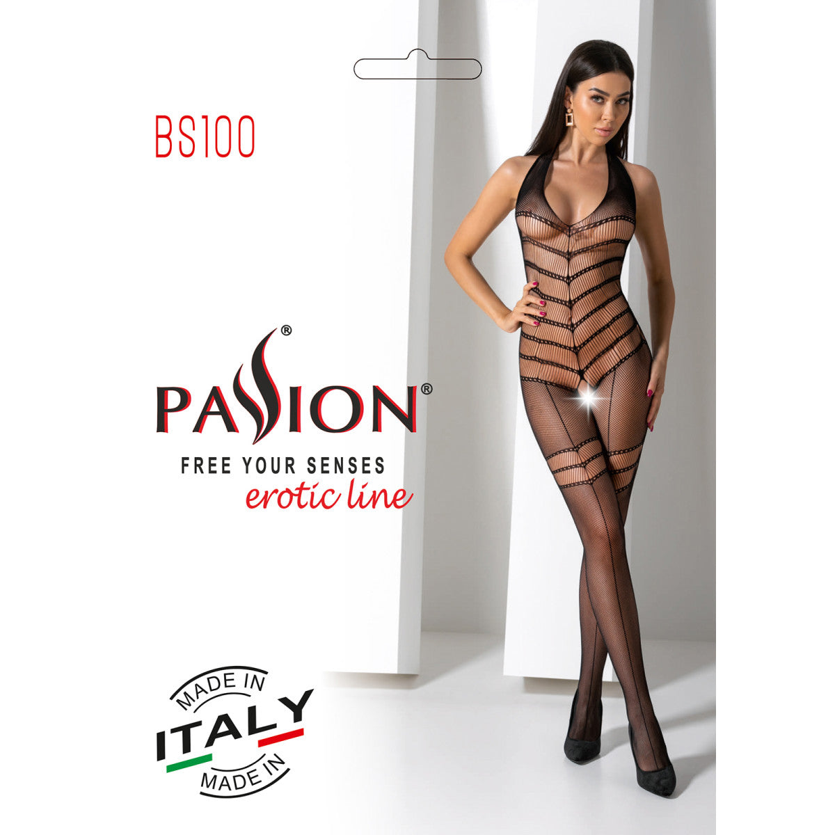 Passion PE BS100 Bodystocking black - Produktansicht 8