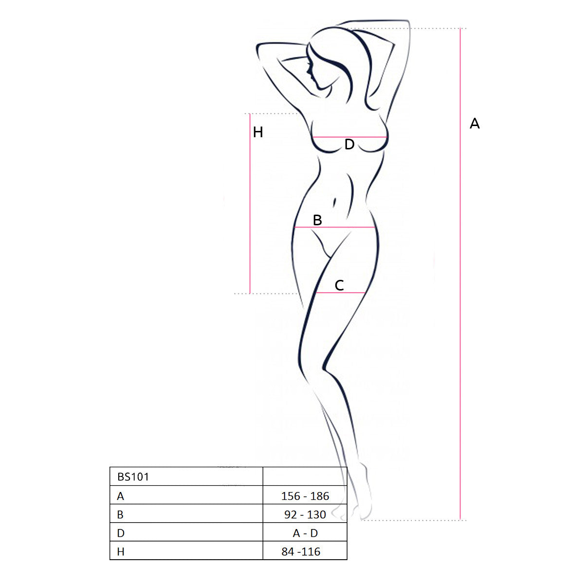 Passion PE BS101 dress black - Produktansicht 5