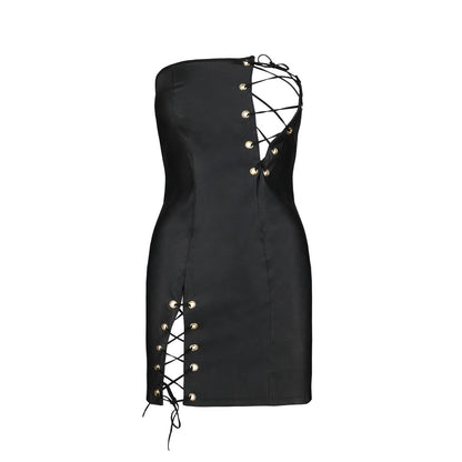 Passion PE Celin chemise & thong black - Produktansicht 3