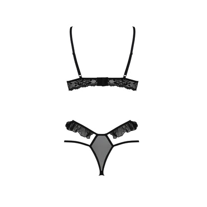 Passion PE Dolly 2pcs set with open bra black - Produktansicht 4