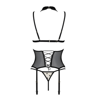 Passion PE Dominica corset & thong beige - Produktansicht 5