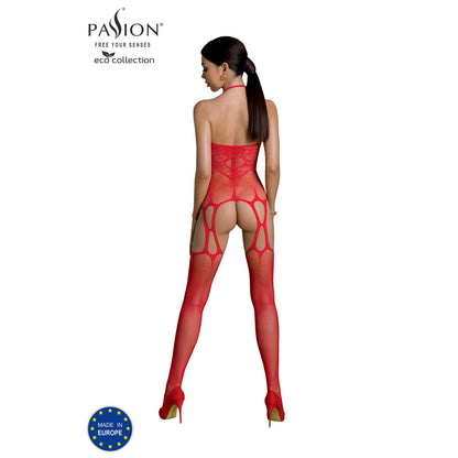 Passion PE ECO Bodystocking BS002 red - Produktansicht 4