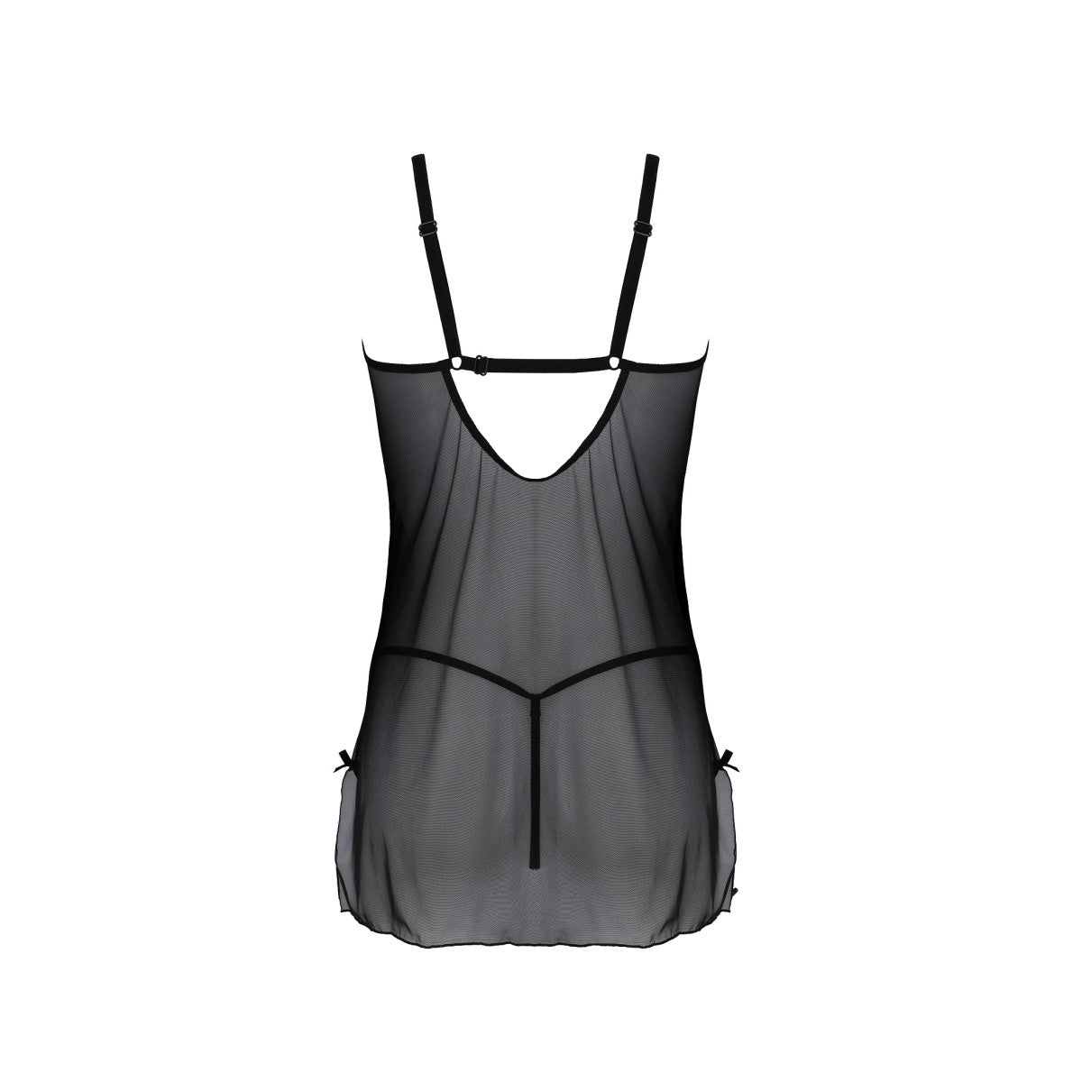 Passion PE ECO Drosera chemise & thong black - Produktansicht 4