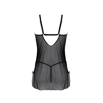 Passion PE ECO Drosera chemise & thong black - Produktansicht 4