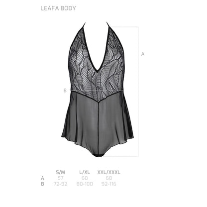 Passion PE ECO Leafa body black - Produktansicht 7