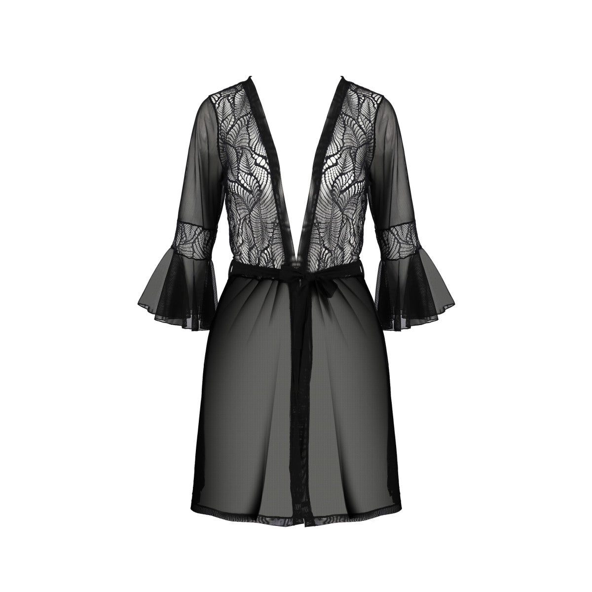 Passion PE ECO Leafa peignoir black - Produktansicht 3