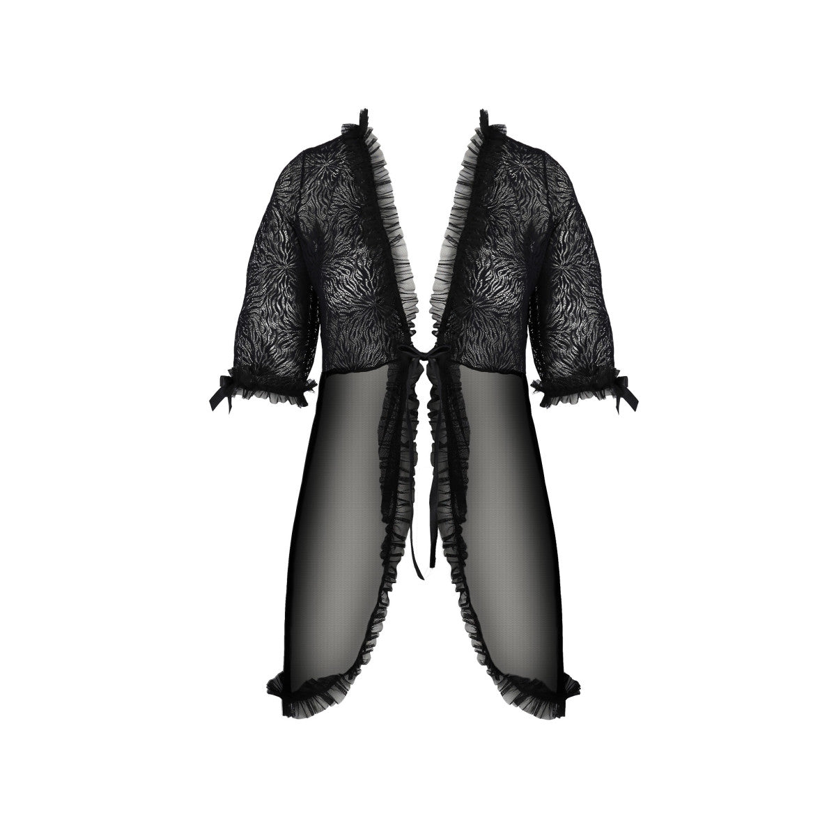 Passion PE ECO Selaginella peignoir black - Produktansicht 3