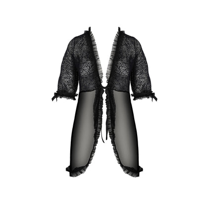 Passion PE ECO Selaginella peignoir black - Produktansicht 3