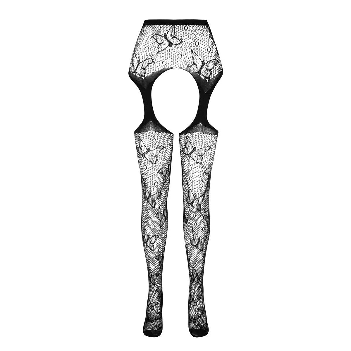 Passion PE ECO Strumpfhose ouvert S001 black - Produktansicht 5