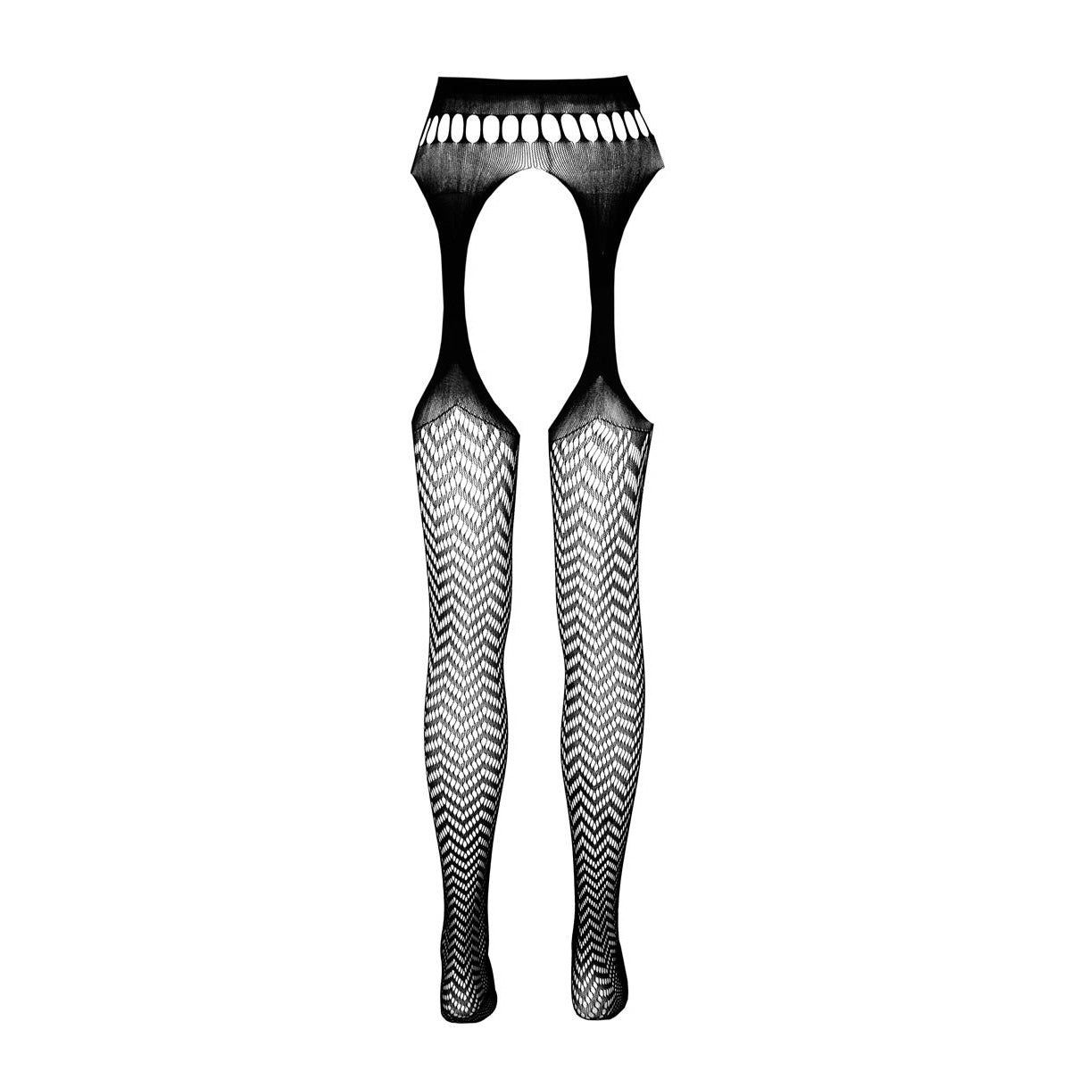 Passion PE ECO Strumpfhose ouvert S002 white - Produktansicht 6