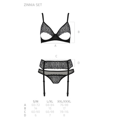 Passion PE ECO Zinnia 3pcs set black - Produktansicht 7